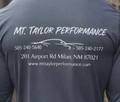 Short sleeve Mt. Taylor Performance white or black print